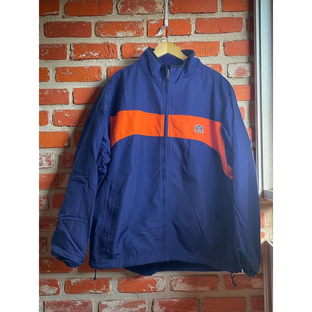 Auburn Tigers Russell Athletic Vintage Reversible Full-Zip Jacket – Size L